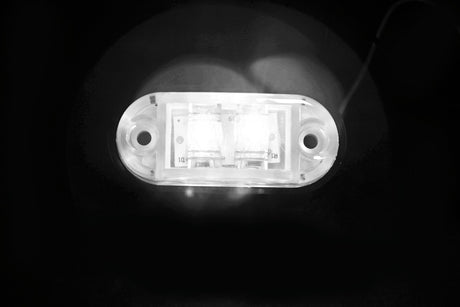 Lampa Luce ingombro a 2 Led, 24V - Bianco 8484 98484