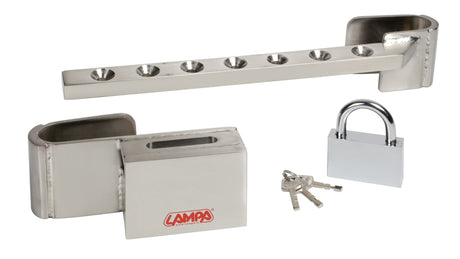 Lampa Zanna Jumbo, lucchetto blocca-porte posteriore in acciaio inox 98569