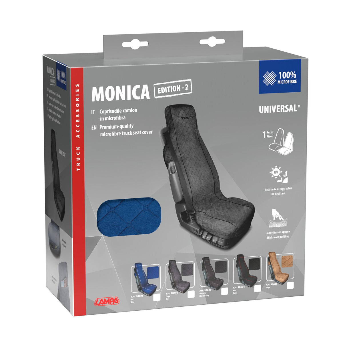 Lampa Monica Sitzbezug aus Mikrofaser für Lkw - Blau