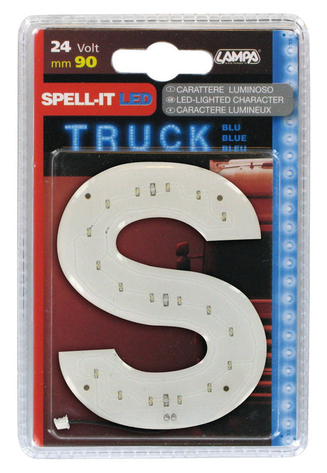 Lampa Spell-It Led, 90 mm, 24V - Blu - S 98783