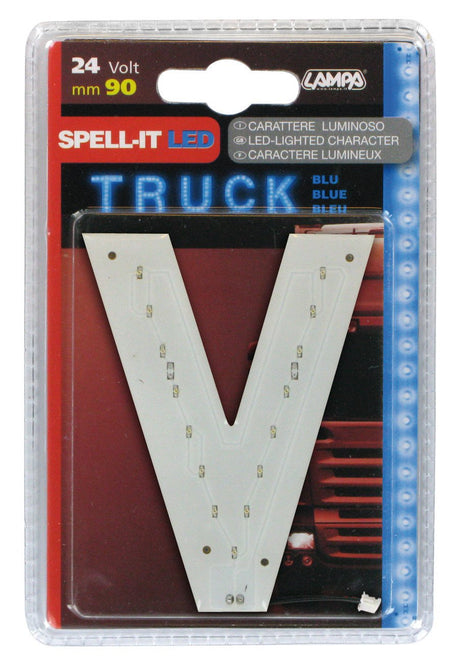 Lampa Spell-It Led, 90 mm, 24V - Blu - V 98786