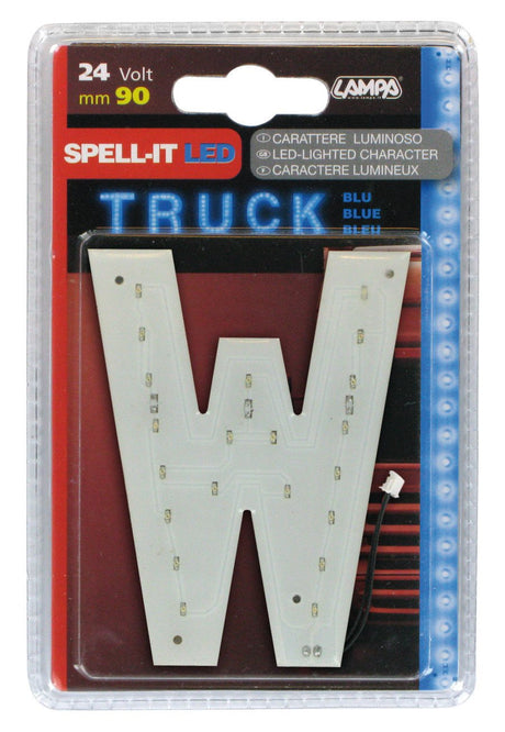 Lampa Spell-It Led, 90 mm, 24V - Blu - W 98787