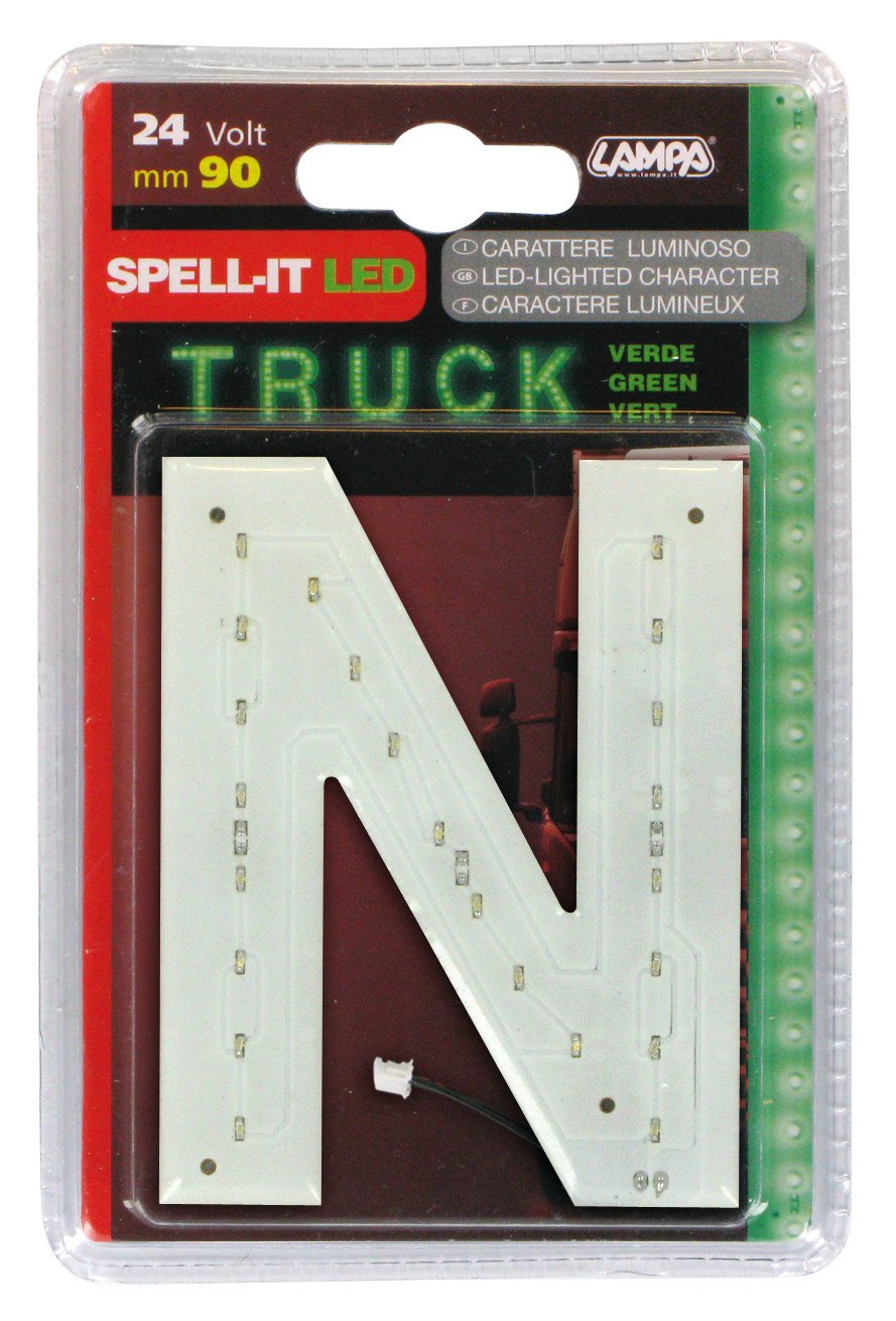 Lampa Spell-It Led, 90 mm, 24V - Verde - N 98822