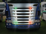 Lampa 24V LED-Dekorationsleuchten-Paar in Grün für Lkw