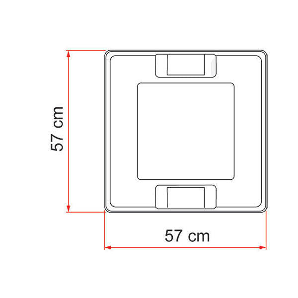 Fiamma Oblo Vent 50 Cristal (incluido Rollo 50) 01668-01D