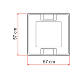 Fiamma Oblo Vent 50 Cristal (incluido Rollo 50) 01668-01D
