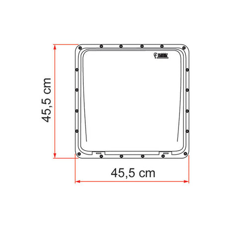 Fiamma Turbo Vent Premium Crystal  Ventilatore da Tetto Camper Touchscreen 03623H01B - AmerigoStore