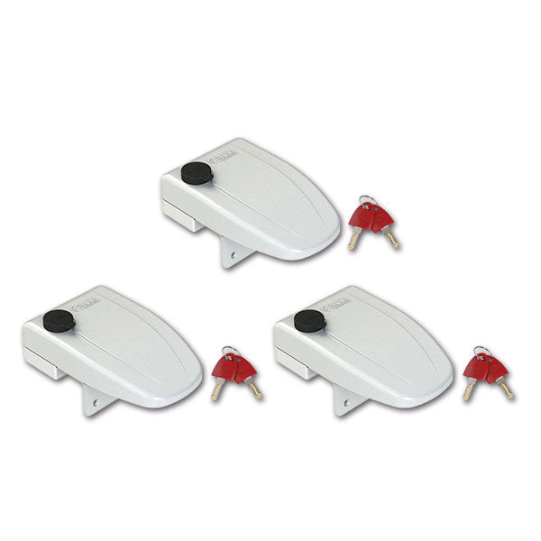 Kit de 3 piezas para marco de puerta de caja fuerte Fiamma - Blanco 08022-02-