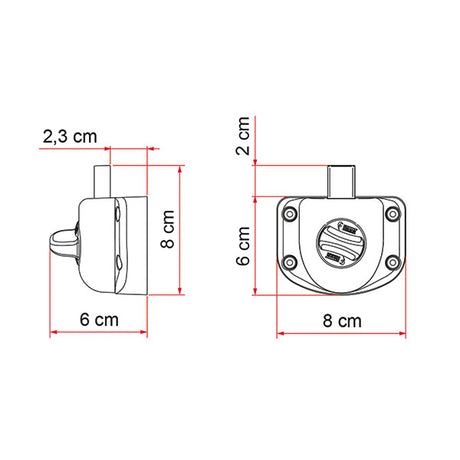 Fiamma Safe Door Guardian per Ford Transit fino al 06/2006 05388-03- - AmerigoStore