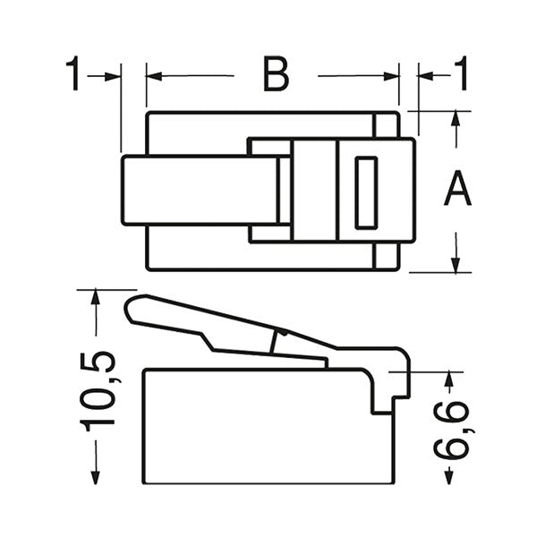 GES Plug Telefonico RJ12 Spina Modulare