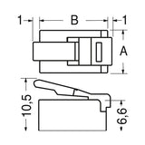 GES Plug Telefonico RJ12 Spina Modulare