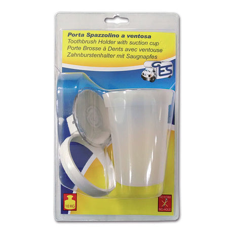 Bicchiere porta spazzolino a ventosa per interni Camper 8032793930235 - AmerigoStore