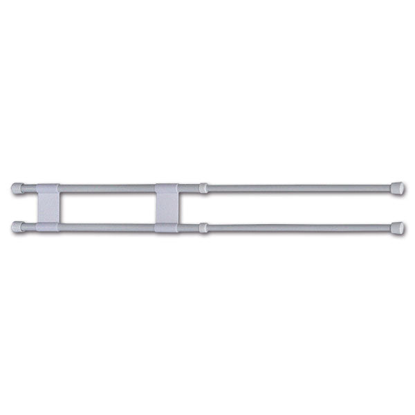 AST073 Barra anticaída doble 41/71 cm para muebles de autocaravana