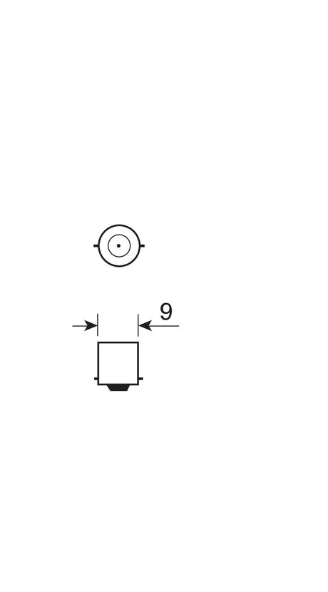 Osram Lampadina 24V LEDriving (T4W) 1W BA9s 2 pz Blister Bianco Caldo