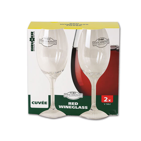 Brunner Set 2 bicchieri da vino rosso 45 cl - AmerigoStore