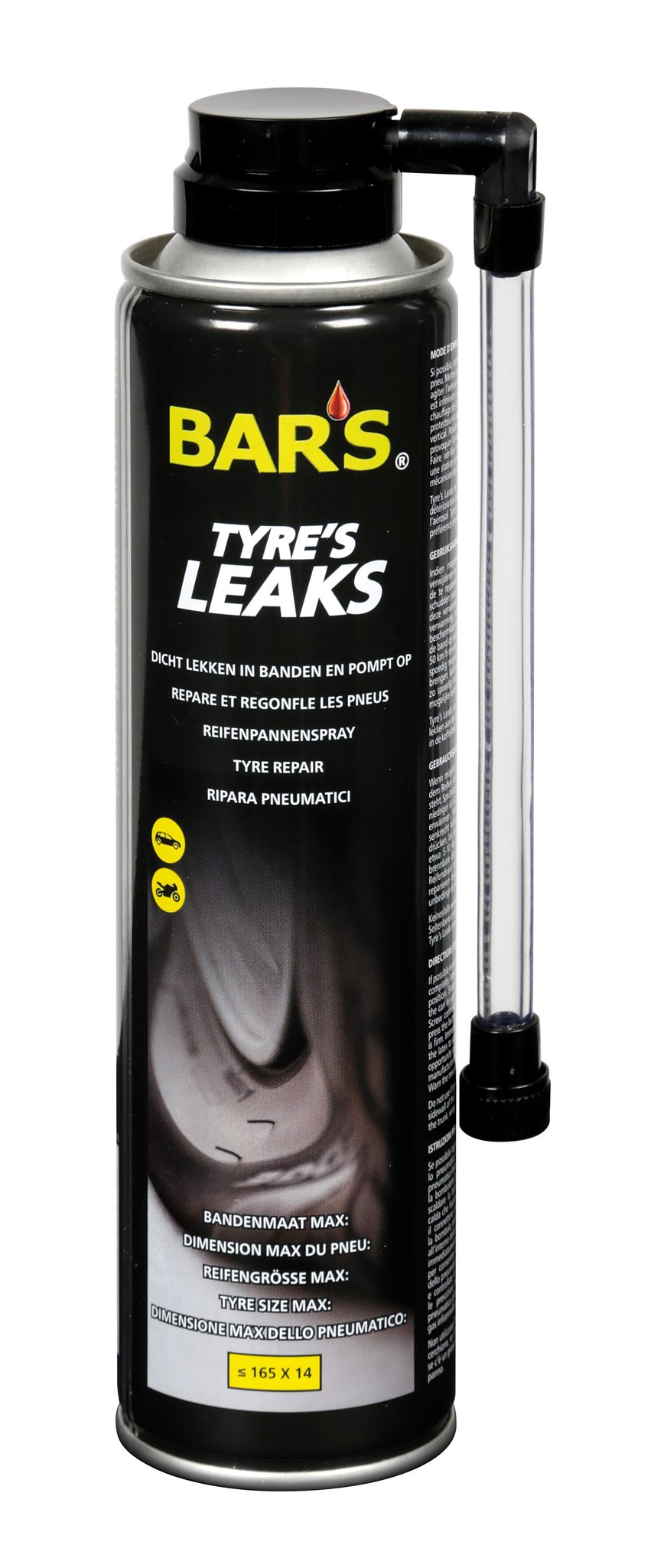 Bar's Bar's Tyres Leaks, gonfia e ripara pneumatici - 300 ml
