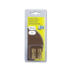 Cerniera a Scomparsa  14 mm GES - 2 PZ 8032793932475 - AmerigoStore