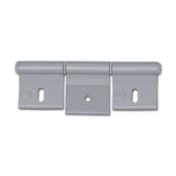 Cerniera alluminio anodizzato 126 mm 3 fori CER502