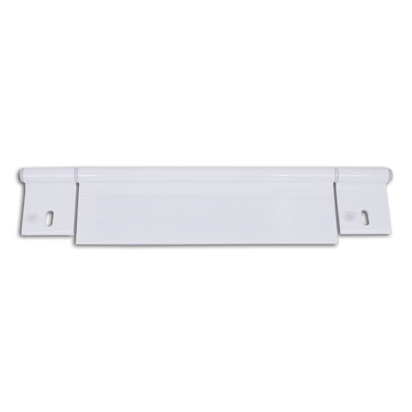 Bisagra de aluminio blanco de 2 orificios CER509 de 290 mm