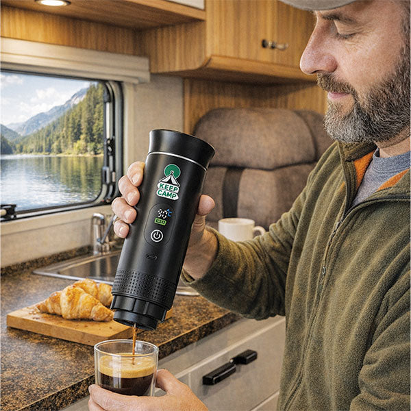 KeepCamp Macchina da caffè a batteria