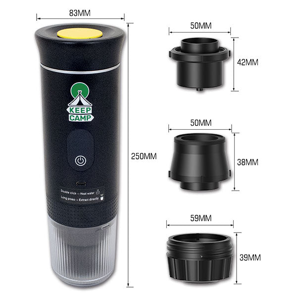 KeepCamp Macchina da caffè a batteria