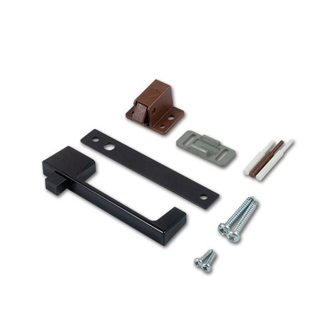 Serratura Completa per Antine Marrone - Kit Mobili Camper CHR035 - AmerigoStore