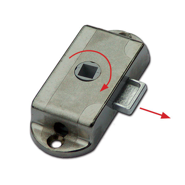 Cerradura Piccolo Nova derecha niquelada D15 CHR51N