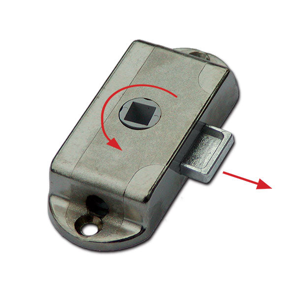 Serratura Piccolo Nova sinistra nichelato D15 CHR52N - AmerigoStore
