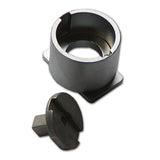 Rosetta 20 mm pomoli girevoli noce quadrata CHR620 - AmerigoStore