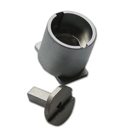 Rosetta 25 mm pomoli girevoli noce quadrata CHR625 - AmerigoStore