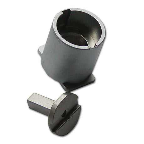 Rosetta 30 mm pomoli girevoli noce quadrata CHR630 - AmerigoStore