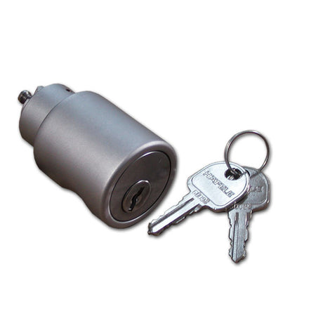 Pomolo girevole Piccolo Nova con serratura sinistro CHR641 - AmerigoStore