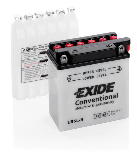 Exide Batteria 12V - Exide Bike Conventional - 5 Ah - 65 A