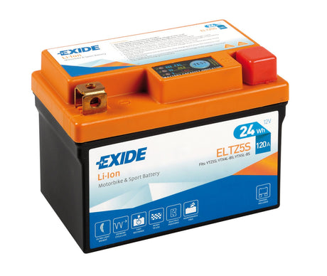 Exide ELTZ5S Batteria moto al litio 12V Li-Ion LiFePo4 24 Wh 120 A