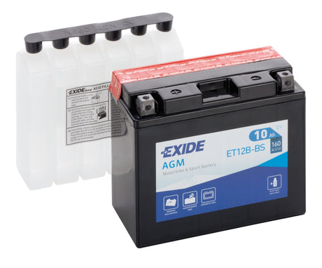 Exide Batteria 12V - Exide Bike AGM - 10 Ah - 160 A