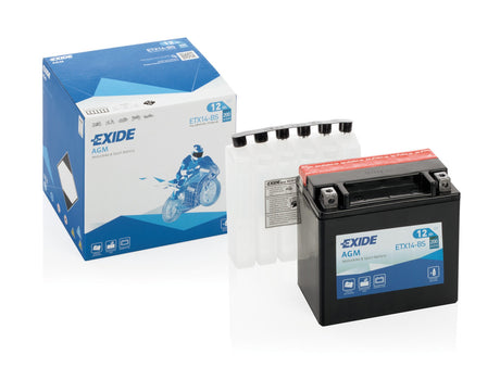 Exide Batteria 12V - Exide Bike AGM - 12 Ah - 200 A