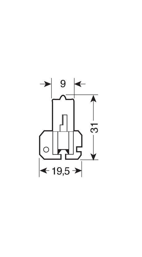 Osram Lampadina 24V Original Line - H2 - 70W - X511 - 1 pz - Scatola