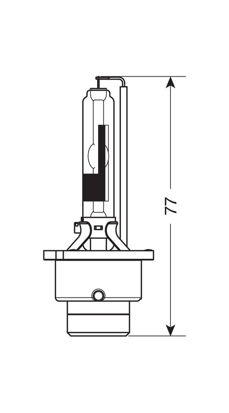 Lampa Lampada HID Xenon 5.000K - D2R - 35W - P32d-3 - 1 pz - D/Blister 58247