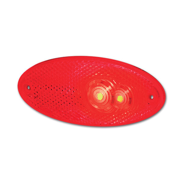 Luz de posición trasera ovalada LED Hella