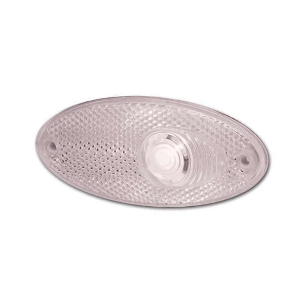 Luz de gálibo delantera ovalada Hella blanca