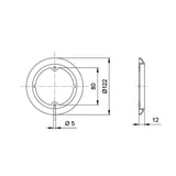 Anello decorativo rosso FNL5376