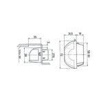 Luce targa K420 FNL7308