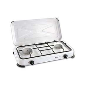 Fornello campeggio smaltato GPL a 2 fuochi 8008004005900 - AmerigoStore