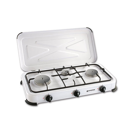 Fornello campeggio smaltato GPL a 3 fuochi 8008004005962 - AmerigoStore