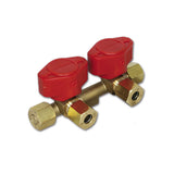 Grifo de gas Truma de 2 vías de 8 mm