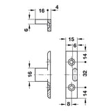 Fissapannelli Keku ad incastro FSP01K