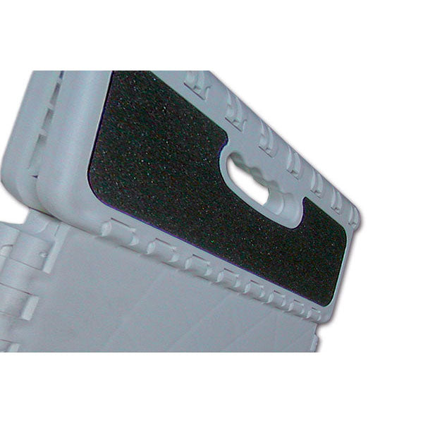 Escalón de entrada plegable para caravanas y autocaravanas, gris, GES GRA03