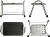 Brunner King Step Einstiegsstufe für Wohnmobile und Wohnwagen, Grau