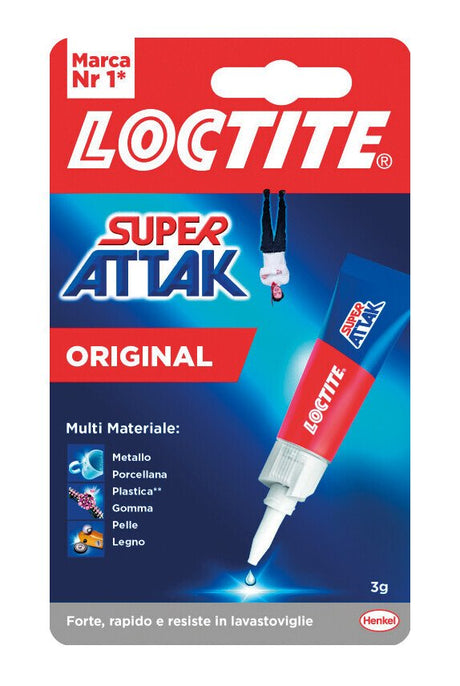 Loctite Super Attak Original, 3 g - confezione singola