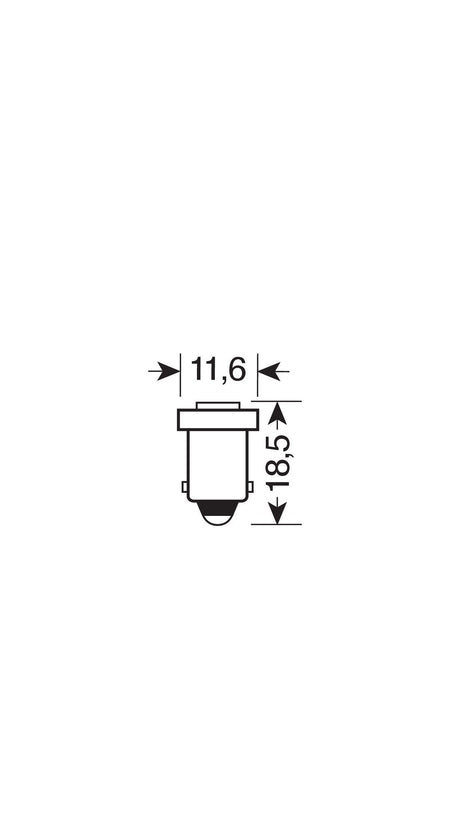 24/28V Hyper-Led 3 1 SMD x 3 chips T4W BA9s 2 pz Bianco Doppia polarità 98245